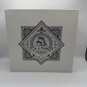 Oak & Barrel Craft‎ Drinkware Decanter Set Clear Modern Elegant Barware Gift